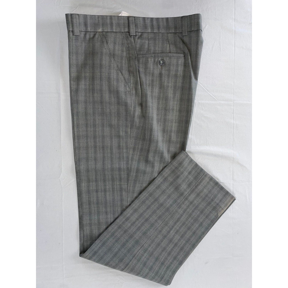 Ballin X-WST Flat Front Washable Stretch Poly-Wool Dress Pants, Slacks. 34X32.